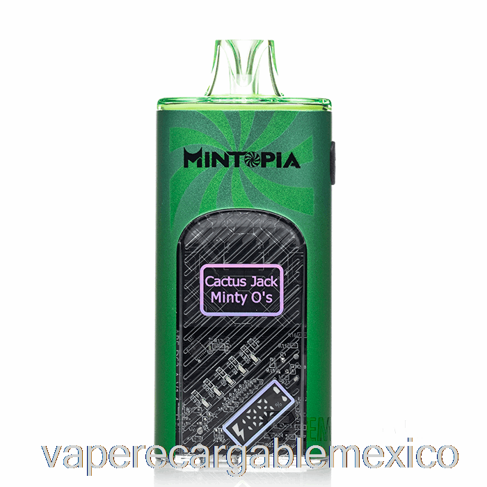 Vape Recargable Mintopia Turbo 9000 Desechable Cactus Jack Minty O's